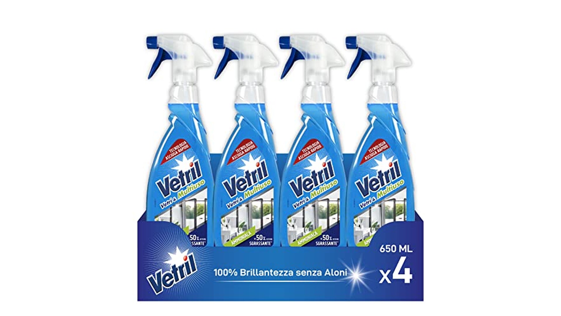 Vetril Detergente Spray Vetri e Superfici 650ml