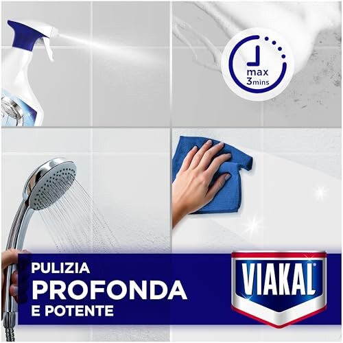 Viakal Anticalcare Spray Fresco Profumo 3x800ml - immagine 5