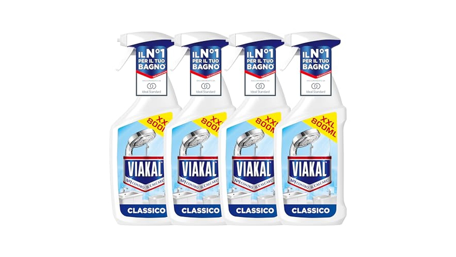 Viakal Spray Anticalcare con Tecnologia Anti-Gocce