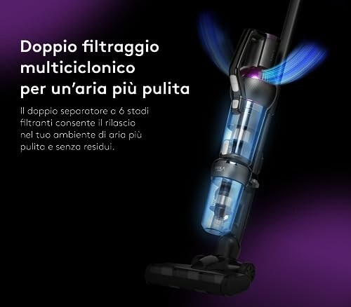 VIOLA Aspirapolvere Senza Fili 600W - immagine 2