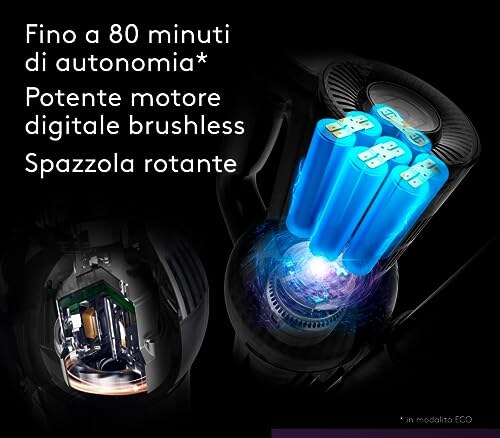 VIOLA Aspirapolvere Senza Fili 600W - immagine 8