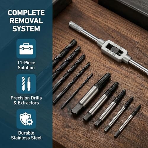 Vninkul Set 10 Estrattori Viti M3-M18 - immagine 3