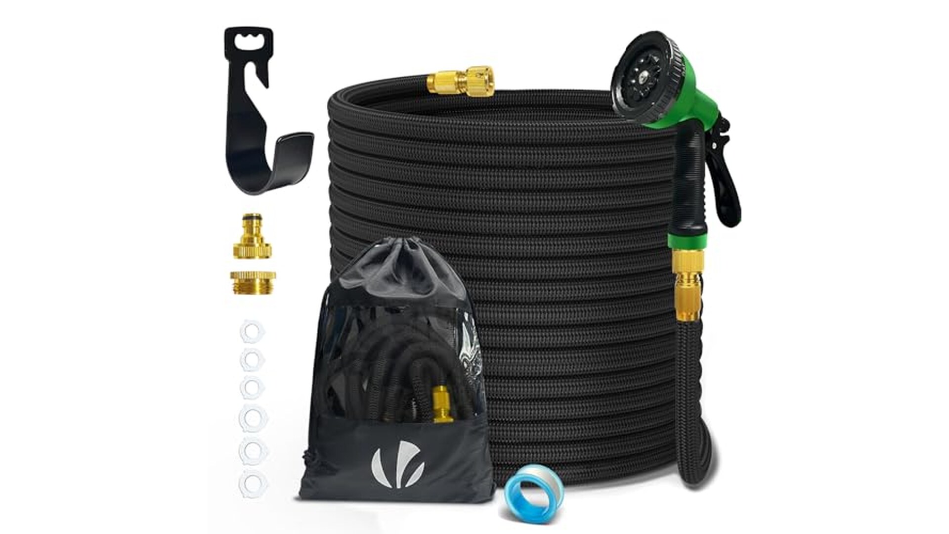 VOUNOT Tubo Irrigazione Estensibile 30m con Pistola