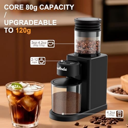 Wancle Macinacaffè Elettrico Conico - immagine 3