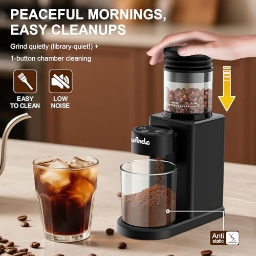 Wancle Macinacaffè Elettrico Conico - immagine 4
