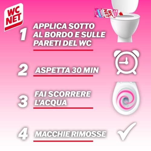 Wc Net Candeggina Gel Profumata 700ml x 4 - immagine 7