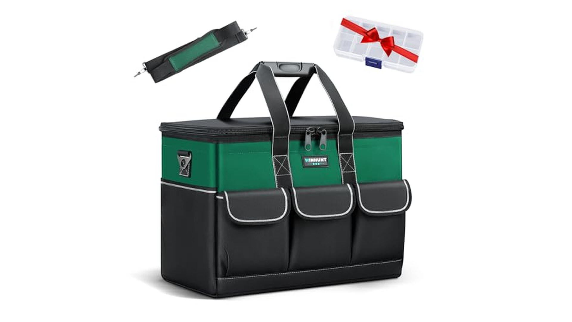 WINHUNT Borsa Porta Attrezzi Ampia Apertura 15"