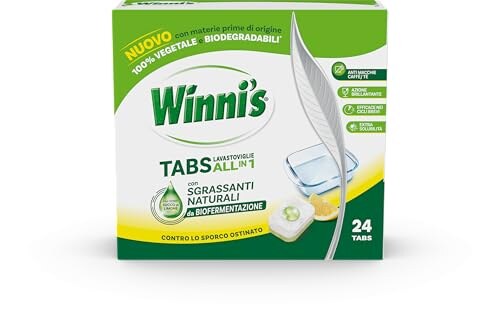 Winni's 96 Tabs Detersivo Lavastoviglie Limone - immagine 1