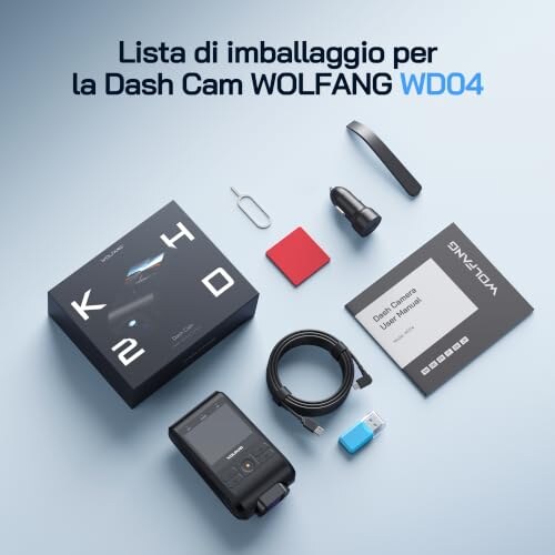 WOLFANG Dash Cam 1440P WiFi con Grandangolo - immagine 8