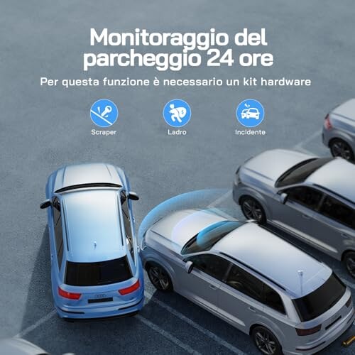 WOLFANG Doppia Dashcam 2.5K con Visione Notturna - immagine 5