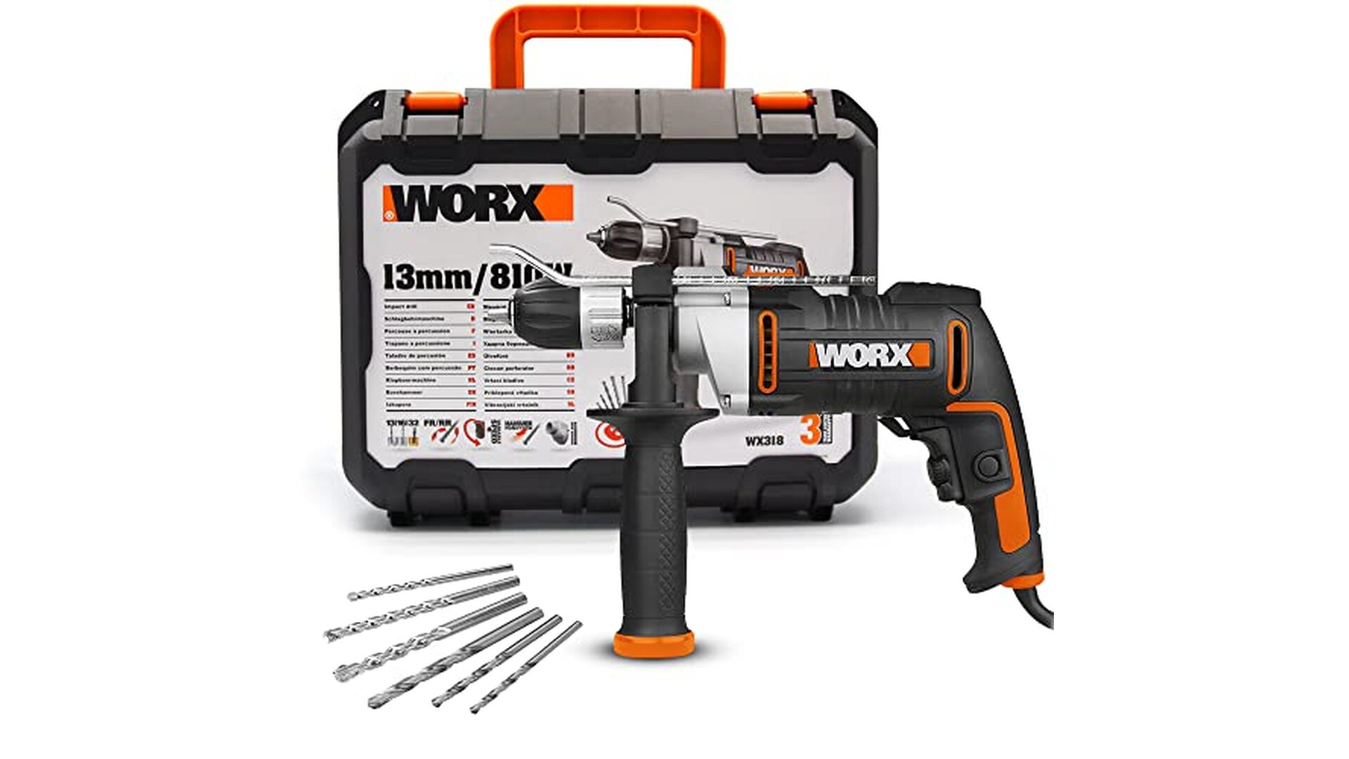 Worx WX318 Trapano Percussione 810W