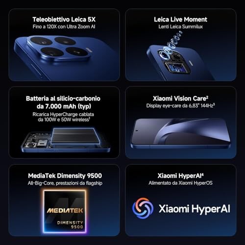 Xiaomi 17T Pro Smartphone 12+512GB - immagine 2
