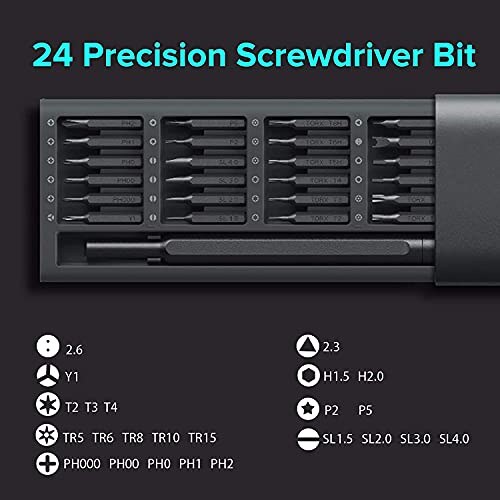 Xiaomi Mi X Kit Cacciaviti 24-in-1 Grigio Scuro - immagine 1