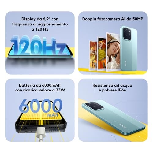 XIAOMI POCO C85 Smartphone 8+256GB - immagine 1