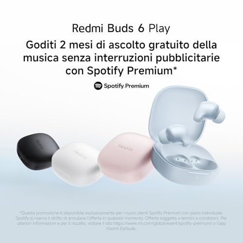 Xiaomi Redmi Buds 6 Play Auricolari Wireless - immagine 2