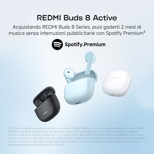 Xiaomi Redmi Buds 8 Active Auricolari Bluetooth - immagine 3
