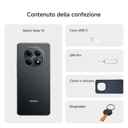 Xiaomi Redmi Note 15 Smartphone 8+128GB - immagine 3