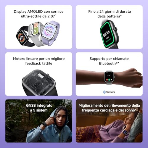 Xiaomi Redmi Watch 5 Smartwatch con AMOLED e Chiamate - immagine 1