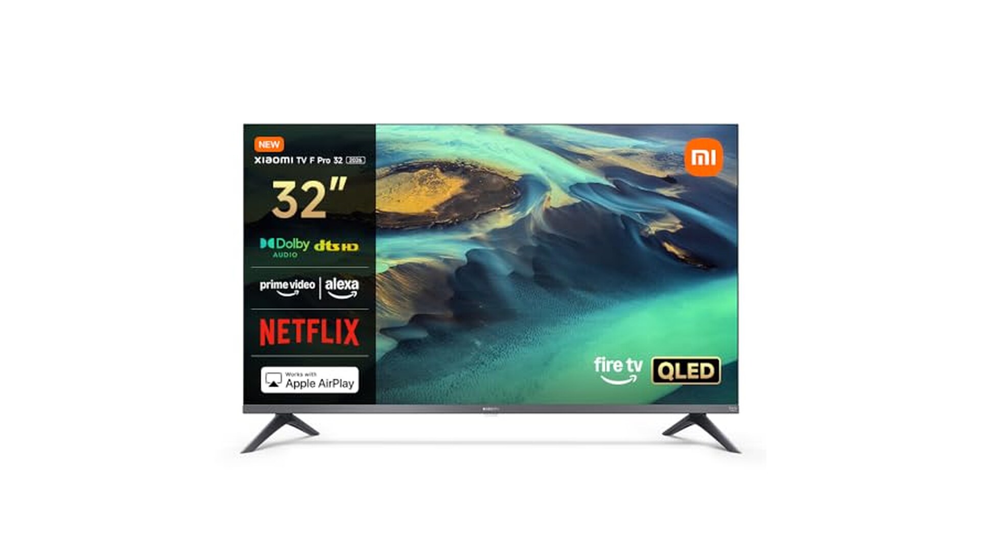 Xiaomi TV F Pro 32, QLED con Alexa e AirPlay