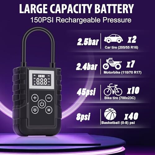 YOYOPOW Mini Compressore D'Aria Portatile - immagine 1