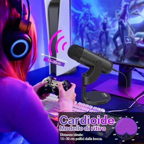 Zealsound Microfono a Condensatore Cardioide - immagine 5