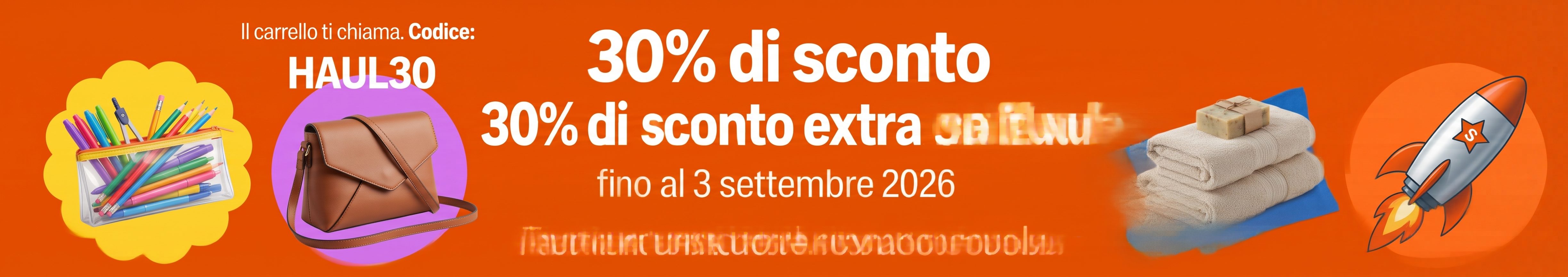 Rientro a Scuola & Shopping: 30% di Sconto Extra su Haul