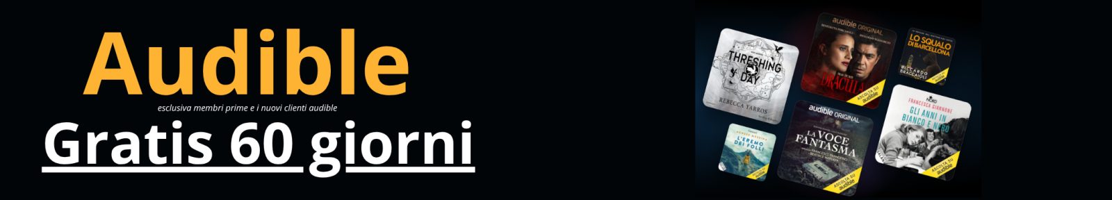 Audible Gratis 60 giorni