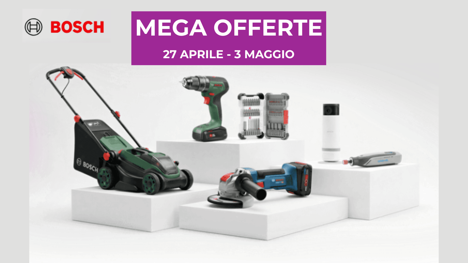 Offerta Bosch: Smart Home, utensili e accessori su Amazon