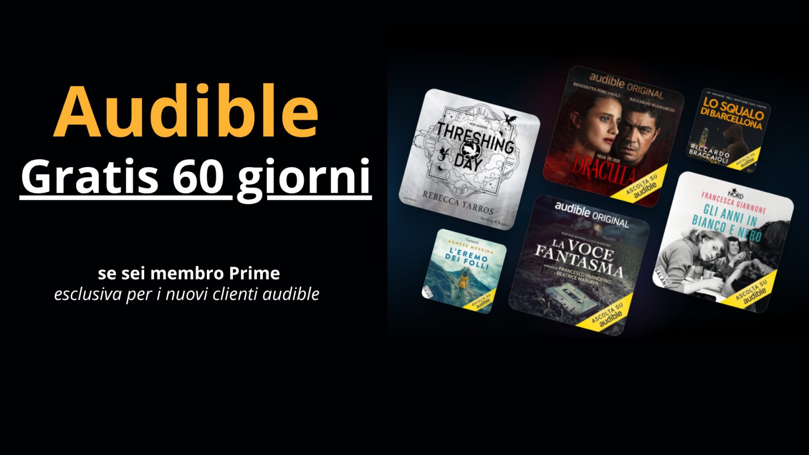 Audible Gratis 60 giorni