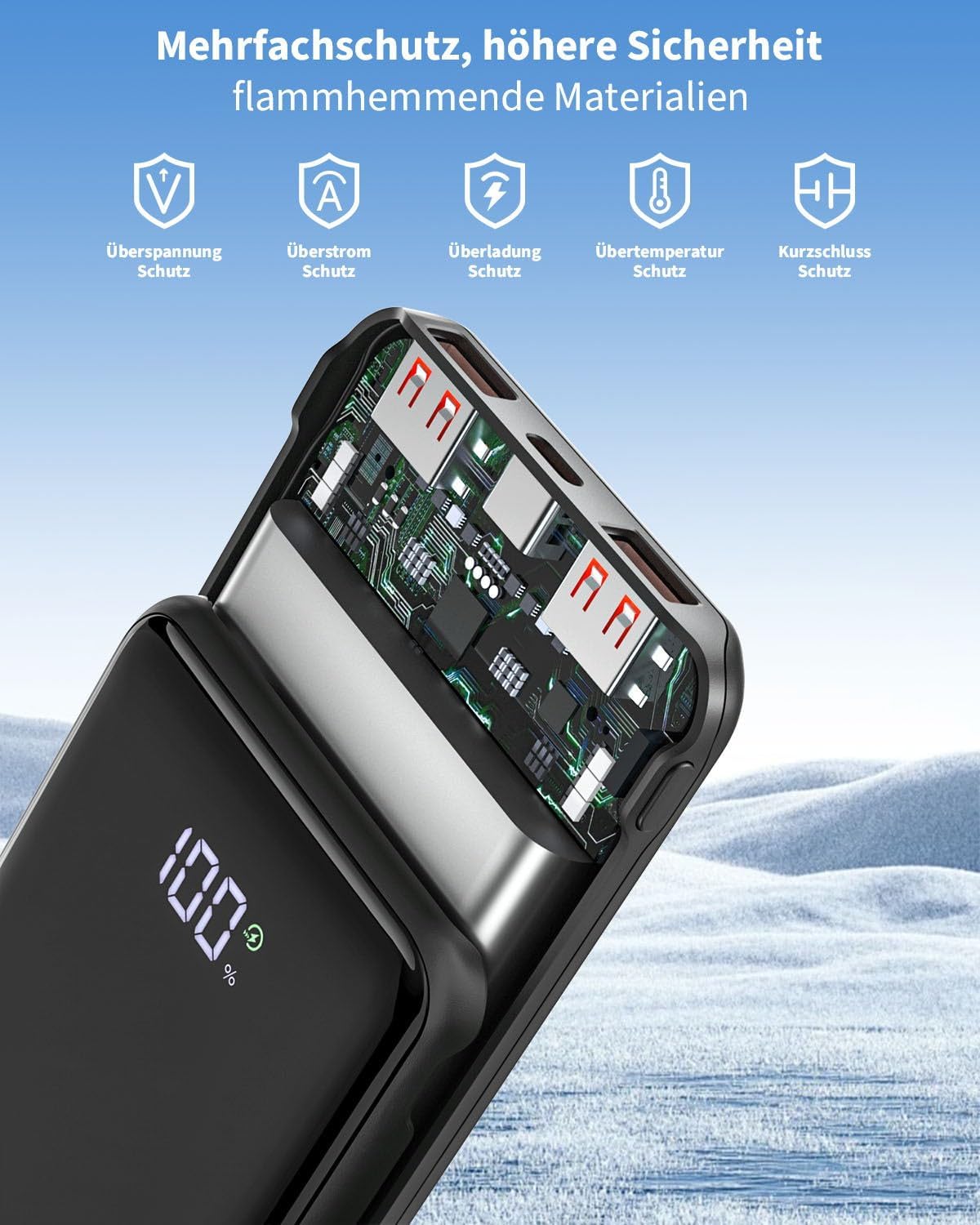 Power Bank 20000mAh 22.5W Ricarica Rapida - immagine 4