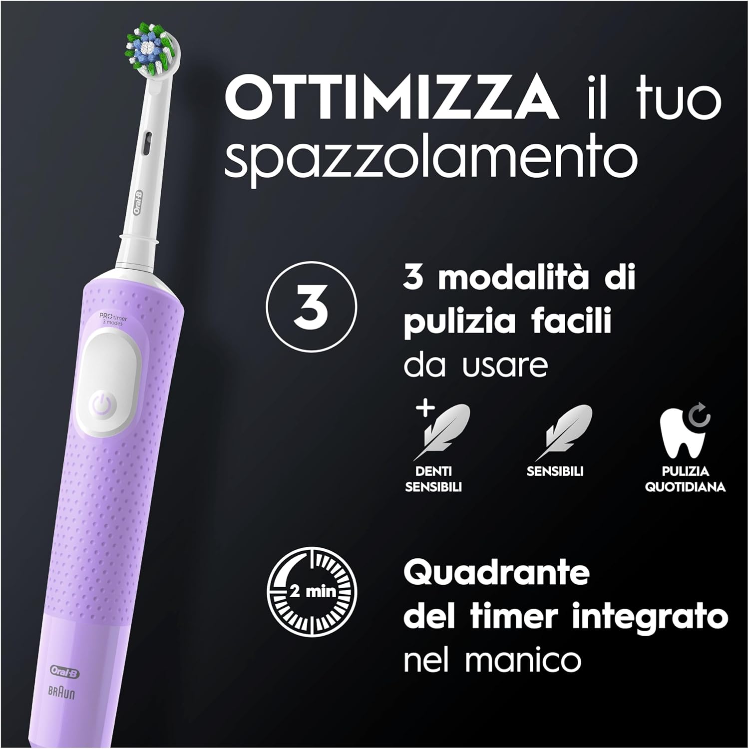 Oral-B Vitality Pro Spazzolino Elettrico - immagine 2