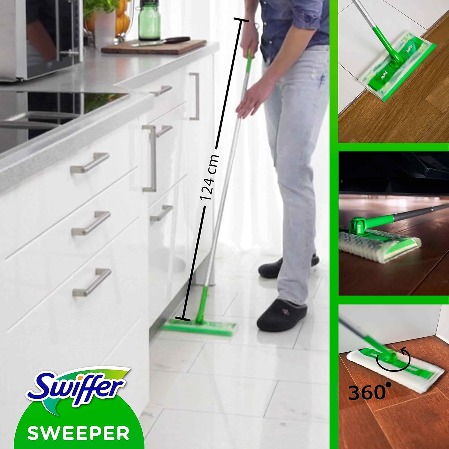 Swiffer Starter Kit Catturapolvere e Lavapavimenti - immagine 3