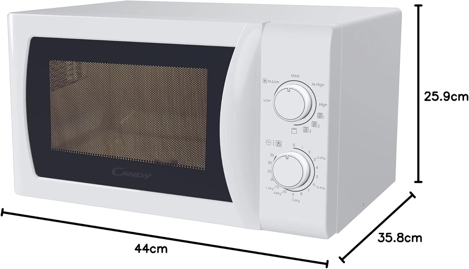 Candy Idea Forno a Microonde con Grill 20L, 700W, Bianco - immagine 1