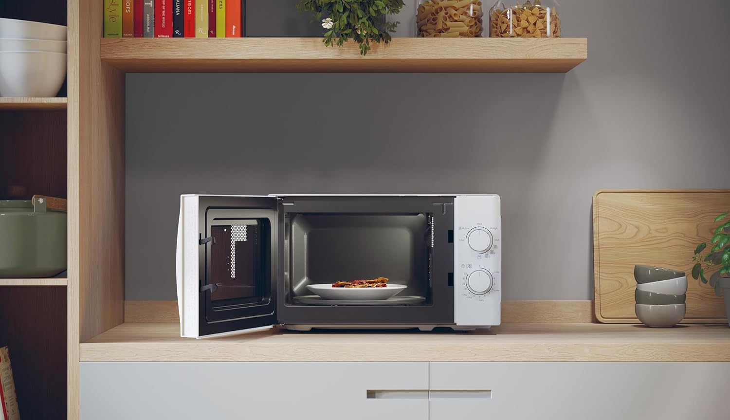 Candy Idea Forno a Microonde con Grill 20L, 700W, Bianco - immagine 2