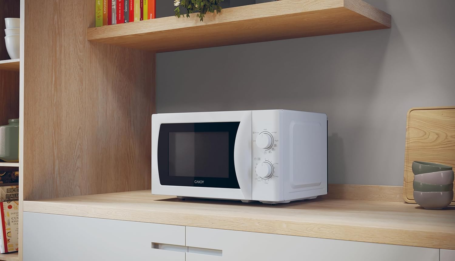 Candy Idea Forno a Microonde con Grill 20L, 700W, Bianco - immagine 3