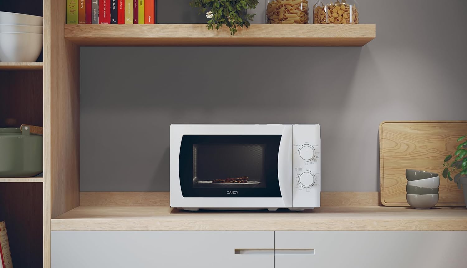 Candy Idea Forno a Microonde con Grill 20L, 700W, Bianco - immagine 4