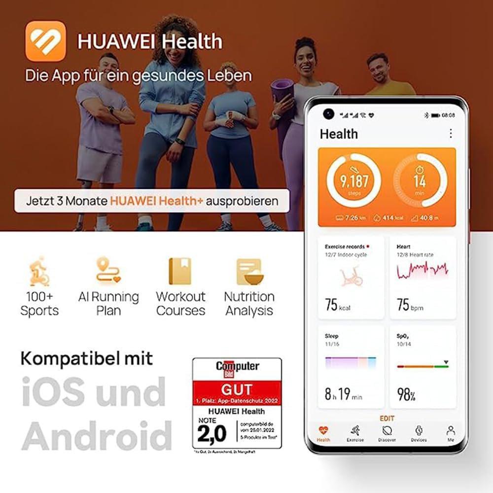 HUAWEI WATCH FIT SE, Display AMOLED, GPS, Batteria 9 giorni - immagine 5