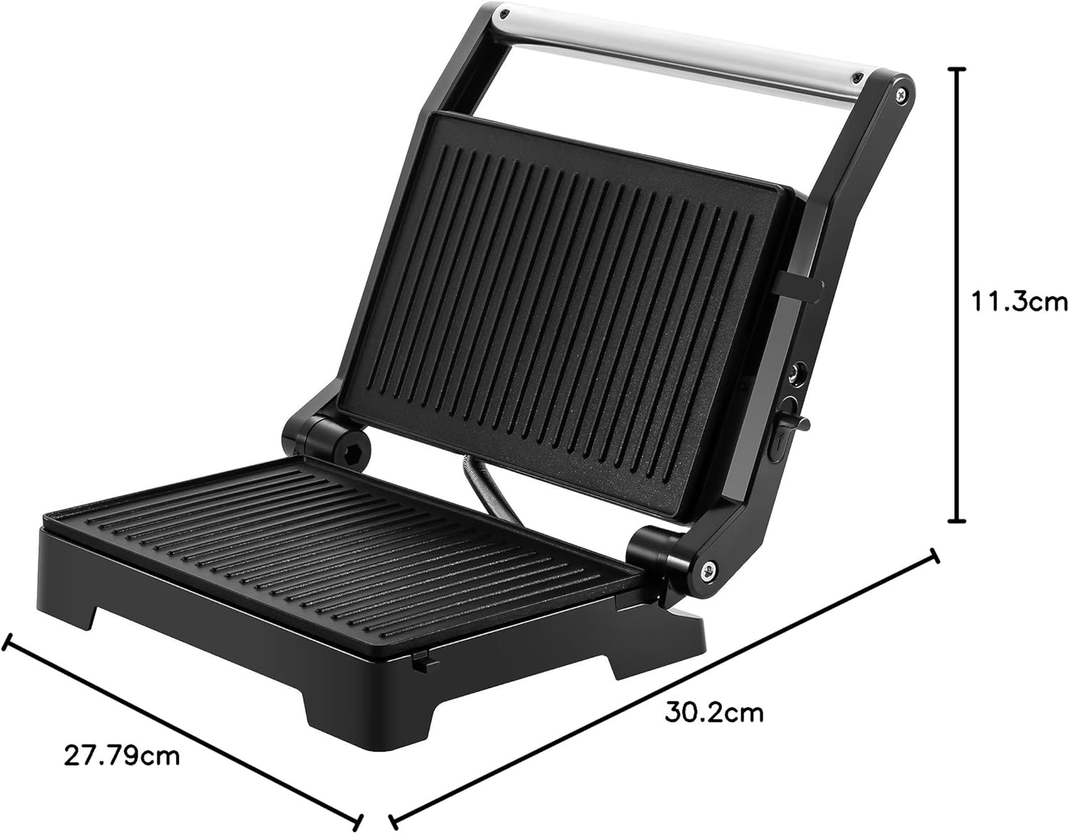 Tognana Iridea, Tostiera Mini Grill, Rosso Mela - immagine 3