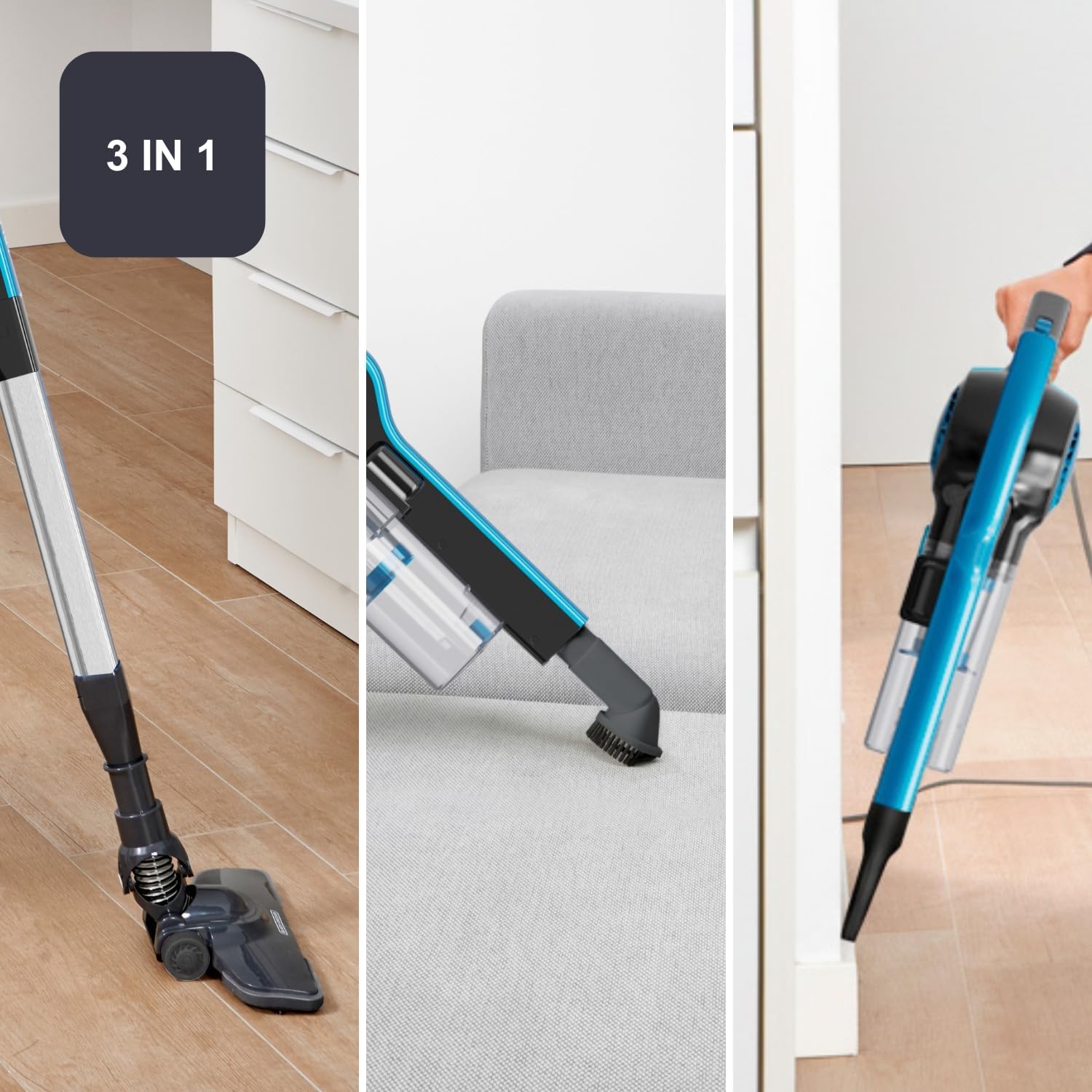 BLACK+DECKER Scopa Elettrica 3 in 1 con Filo 600W - immagine 4