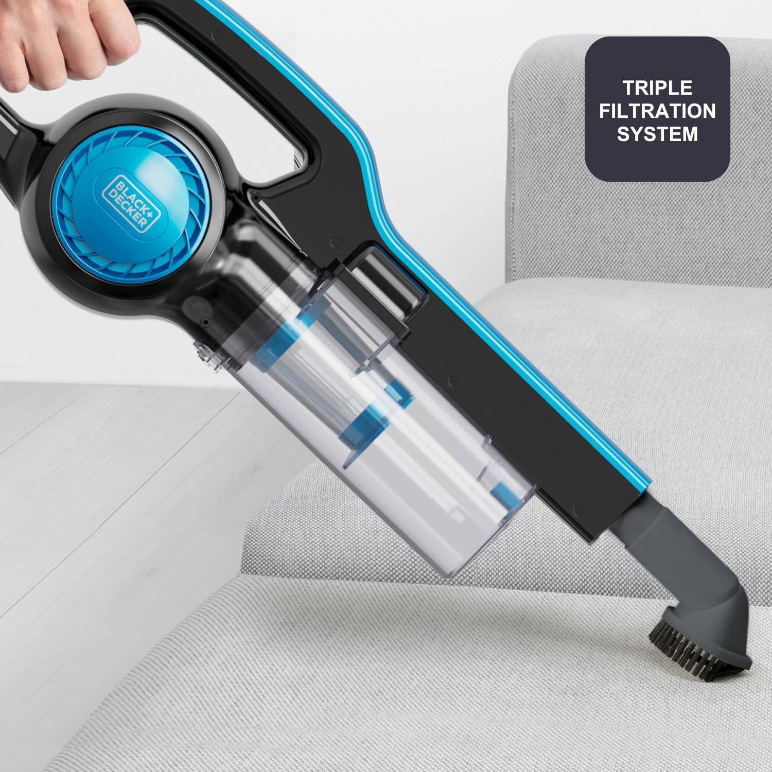 BLACK+DECKER Scopa Elettrica 3 in 1 con Filo 600W - immagine 6