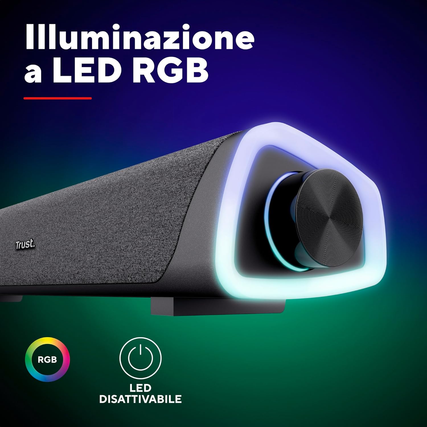 Trust Liro Soundbar PC 12W con LED RGB, Recensione 2024 - immagine 4
