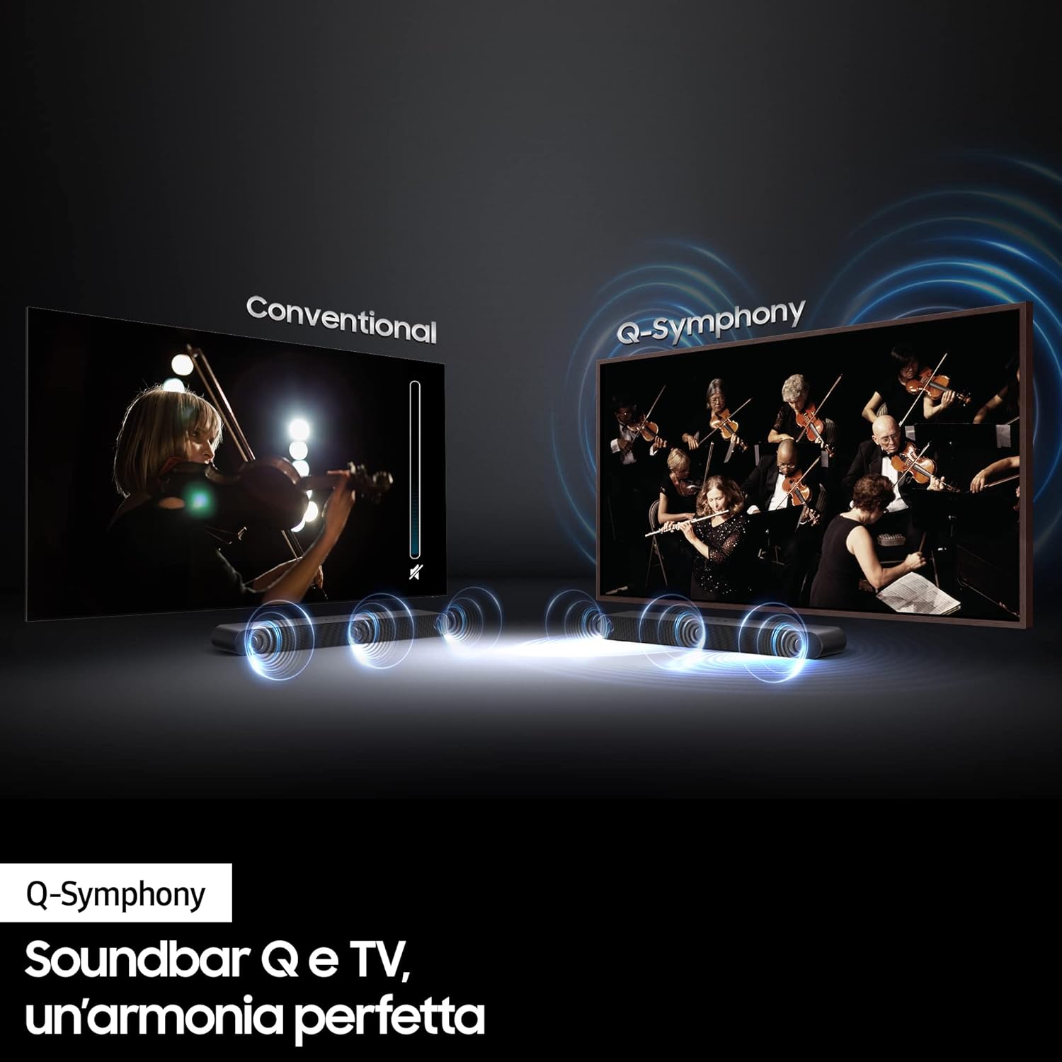Samsung Soundbar HW-S50B/ZF, Audio 3D Wireless Ottimizzato - immagine 2