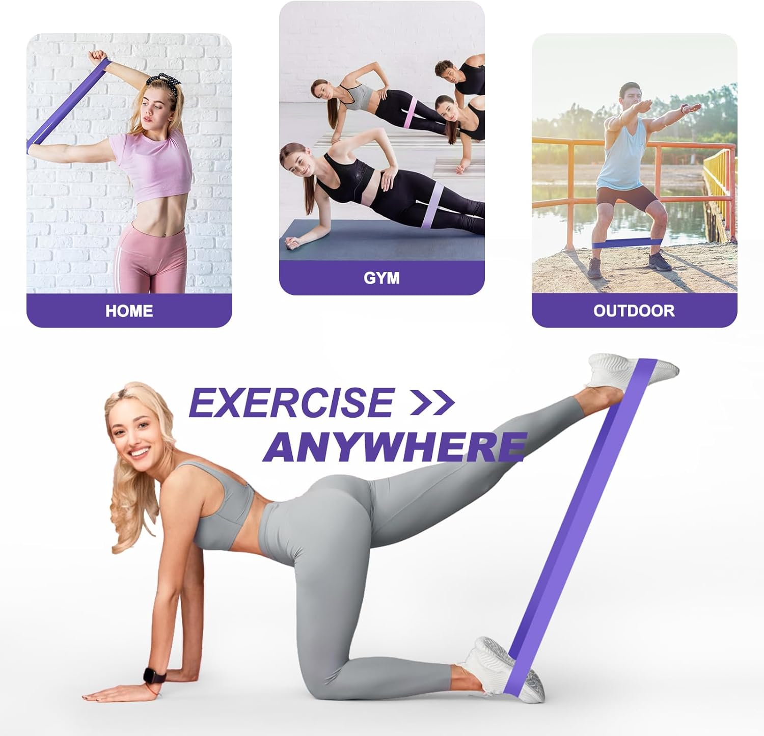 Fokky Elastici Fitness Set di 5 per Allenamento Completo - immagine 2