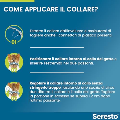 Seresto Collare Antiparassitario per Gatti, Protezione 8 Mesi - immagine 5