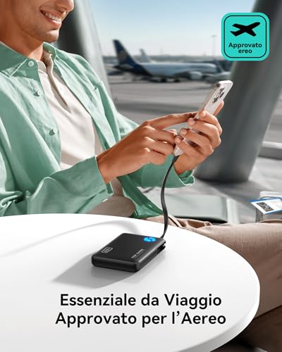 INIU 45W Power Bank 10000mAh con USB C Integrato - immagine 4