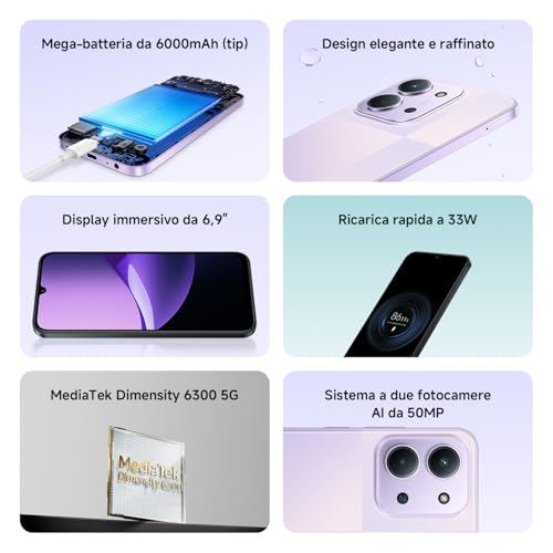 Xiaomi Redmi 15C 5G: Versatile Smartphone 4+256GB - immagine 5