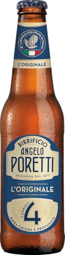Birrificio Angelo Poretti Birra 4 Luppoli L'Originale, cassa 24x33cl - immagine 1