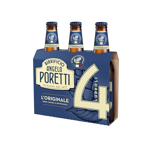 Birrificio Angelo Poretti Birra 4 Luppoli L'Originale, cassa 24x33cl - immagine 3