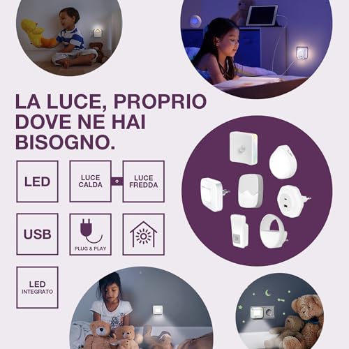 OSRAM LUNETTA Luce notturna LED con sensore - immagine 3
