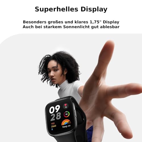 XIAOMI Redmi Watch 3, Display AMOLED 1.75" - immagine 2